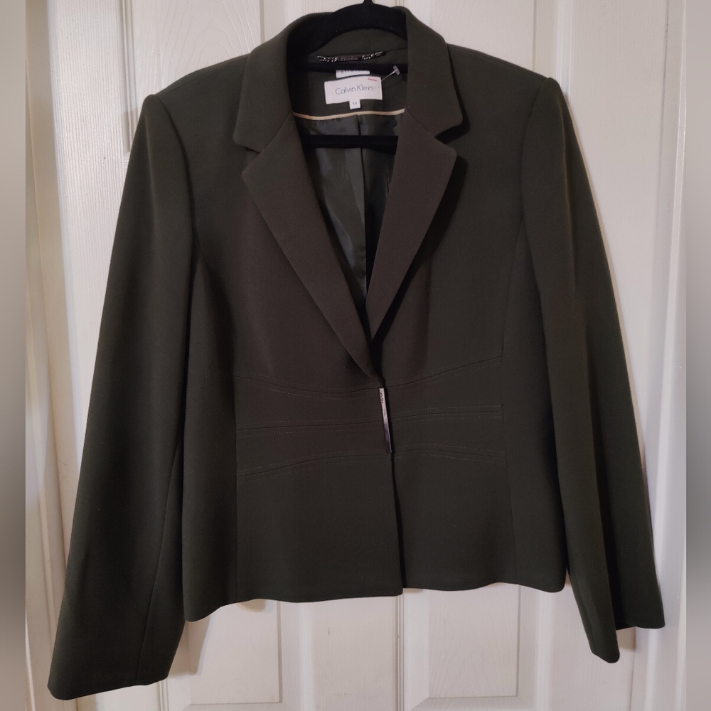 Calvin Klein Dark Green Blazer